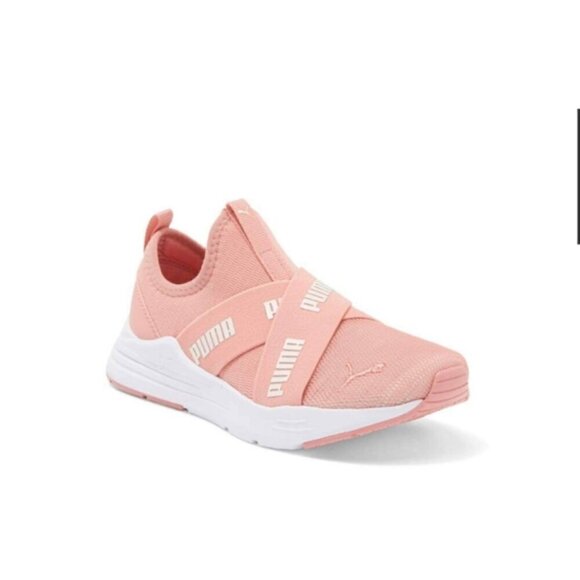 New Puma Wired Run Slip-on Mesh Sneaker - Picture 2 of 8